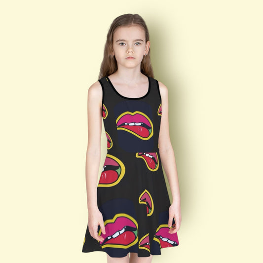 Hot Mess Girls' Sleeveless Sundress